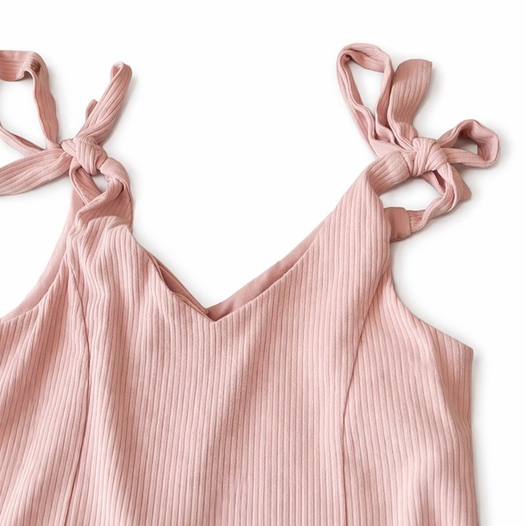 Pink Ribbed Bodysuit - Picture 4 of 4